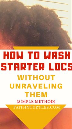 Starter Locs Wash Day, Starter Loc Care, How To Care For Starter Locs, Starter Locs Care Tips, 2 Month Starter Locs, Locs Care Routine