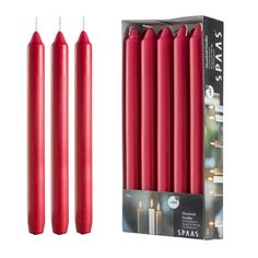 PRICES MAY VARY. Exquisite & Dripless Design: Crafted with 100% premium paraffin wax, these red candles are unscented, dripless, and smokeless. Ideal for dinner dates, weddings, and gatherings, they suit both indoor and outdoor environments, adapting effortlessly to various climates. Versatile Christmas Aesthetic: Embrace the festive season with our Christmas taper candles. Their rich red hue complements all decors, making them a go-to for Valentine’s Day, Christmas, or any intimate celebration. Tall Candle Sticks, Red Taper Candles, Candles For Christmas, Candles Taper, Dripless Candles, Christmas Candlesticks, Red Candle, Tall Candlesticks, Dinner Candles