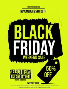 the black friday sale is on