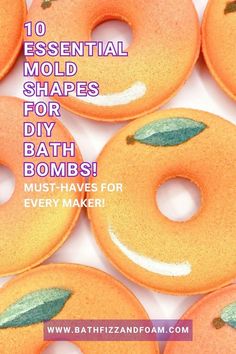 Ready to take your bath bomb game to the next level? Check out these top ten must-have mold shapes for your DIY creations! From hearts to stars, these molds will add a touch of excitement to your bath time routine. Get crafting today and elevate your bath bomb making experience! #diy #bathbombs #moldshapes" Fancy Donuts, Solid Bubble Bath, Dessert Soap, Homemade Bubbles, Bath Fizz, Time Routine