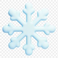 a snowflake on a transparent background