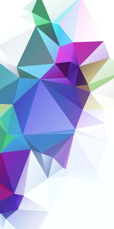 an abstract colorful background with triangles