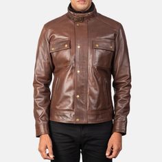 Men's Leather Jacket, Custom Leather Jackets, Black Bomber Biker Jacket, Personalized Jacket, Genuine Leather Jackets, Gift For Him *return policy* We do not compromise on quality and comfort. Return and Refund Policy: This item includes a 100% Money Back Guarantee! If you are not completely satisfied with your purchase for any reason, you received damaged, faulty product or you did not receive the size that you originally ordered, just send it back to our return address and we will issue you a Brown Leather Biker Jacket, Aviator Leather Jacket, Personalized Jacket, Custom Leather Jackets, Autumn Looks, Moto Biker Jacket, Lambskin Leather Jacket, Men's Leather Jacket, Leather Finish