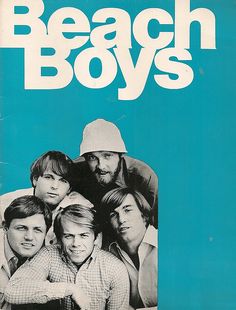 the beach boys are posing for a poster