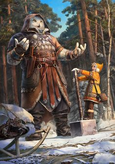 ArtStation - Olli and jaeger Npc Art, Npc Ideas, Comic Layout, Dungeon And Dragons, Fantasy Forest, Fantasy Races, Concept Art Character, Dnd Art