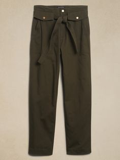 Utility Tie-Waist Pant | Banana Republic Factory