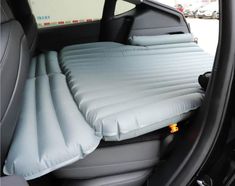 Premium Inflatable Air Mattress For Model Y - PimpMyEV Backseat Inflatable Bed, Mattress Bed, Long Car Rides, Air Bed, Bed Cushions, Power Socket, Tesla Model Y, Air Mattress, Car Rides