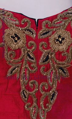 [chaniya_choli]-[lehenga_choli_usa]-[lehenga_choli]-[chaniya_choli_online]-[chaniyacholis] Embroidery Designs Blouses, Maroon Colour Dress, Embroidery Designs For Blouses, Embroidery Designs By Hand, Maroon Colour, Indian Clothing Store, Zardozi Embroidery, Hand Embroidery Dress, Simple Embroidery Designs