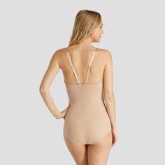 Assets by Spanx Women's Shaping Micro Low Back Cupped Bodysuit Shapewear - Neutral 1X, Size: Xxl, Beige Stretch Backless Bodysuit With Built-in Bra, Second-skin Bodysuit With Built-in Bra And Low Back, Stretch Low Back Bodysuit Bra Friendly, Stretch Bodysuit With Low Back And Bra Friendly Design, Stretch Low-back Bra-friendly Bodysuit, Shaping Backless Bodysuit With Built-in Bra, Stretch Bodysuit With Bra Friendly Low Back, Backless Shapewear Leotard With Built-in Bra, Second-skin Shapewear With Built-in Bra And Full Coverage