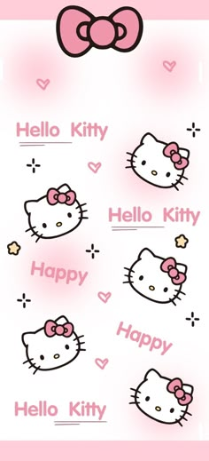 the hello kitty stickers are all different colors