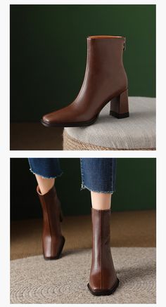 CHIKO Zawadi Square Toe Block Heels Ankle Boots Office Heeled Boots With Contrasting Heel, Brown Ankle Boots With Sculpted Heel, Brown High Ankle Heeled Boots With Sculpted Heel, Office High Heel Boots With Contrasting Heel Counter, Office High Heel Boots With Contrasting Heel, Office Ankle Heeled Boots With Reinforced Heel, Brown Ankle Boots With Deep Heel Cup, Office Ankle Boots With Contrasting Heel Counter, Office Ankle Boots With Contrasting Heel