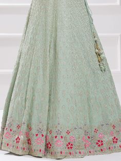 Introducing our stunning pista green sequins georgette traditional lehenga choli, a beautiful ensemble crafted with intricate details and exquisite craftsmanship. Perfect for weddings, festivals, events, and receptions, this lehenga choli is sure to make you the center of attention.
The lehenga is made from high-quality pista green georgette material. It features stunning thread embroidered work, zari work, and sequin work, adding a touch of elegance and glamour to the overall design. The intric Pista Green Floor-length Traditional Wear For Festive Occasions, Festive Pista Green Floor-length Traditional Wear, Unstitched Pista Green Anarkali Set For Reception, Green Georgette Sets With Intricate Embroidery, Pista Green Anarkali Set With Resham Embroidery For Reception, Pista Green Sharara With Dori Work For Reception, Pista Green Floor-length Bollywood Traditional Wear, Bollywood Style Pista Green Floor-length Traditional Wear, Pista Green Bollywood Traditional Floor-length Wear