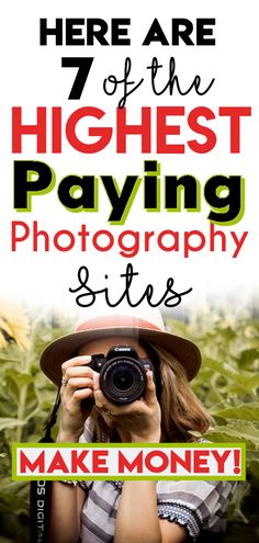 a woman taking a photo with her camera in front of a field of sunflowers