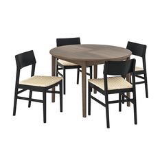 an image of a dining table and chairs