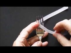 Fork Bow, Easy Bow, Paper Dresses, Big Shot Machine, Perfect Bow, Bow Tutorial