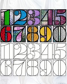 font, numbers 0-9, stained glass, glass patterns, transom pattern numbers, pdf download, #font#fontpatterns#stainedglass Stained Glass Door Number, Stained Glass Address Signs, Stained Glass Table Numbers, Stained Glass Wine Glass Pattern, Book Stained Glass Pattern, Stained Glass Square Patterns, Stained Glass Stencil, Summer Stained Glass Ideas, Stained Glass Name Signs