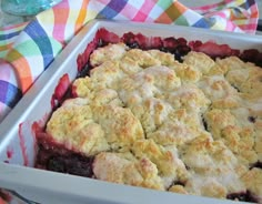 a close up of a pie in a pan on a table