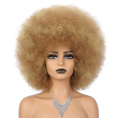 Category:Synthetic Wig; Gender:Women's; Wig Type:Natural Wigs; Occasion:Birthday,Party,Vacation,Party / Evening,Daily Wear; Age Group:Adults; Color Shade:Blonde,Blue,Dark Brown,Black,Mixed Color,Orange,Brown,Green,Pink,White; Hair Material:Synthetic Hair; Cap Construction:Machine Made; Texture:Afro Curly; Length:Short; Features:Comfortable,Fashion,Easy to Carry,Cosplay,Soft; Heat Resistant:Yes; Listing Date:08/21/2023; Cap Circumference:; Front to Back:; Nape of Neck:; Side to Side Across Forehe Color Wigs For Black Women, Red Afro, Curly Afro Wig, Colorful Wig, Big Afro, Afro Wig, Natural Afro, Color Wigs, Black Women Hair