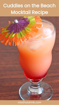 Indulge in the ultimate tropical refreshment with our delightful Cuddles on the Beach Mocktail Recipe! 🍹🌴 This non-alcoholic drink combines the tartness of cranberry juice, the sweetness of white grapefruit juice, and the exotic flavor of peach nectar for a burst of summer in every sip. Perfect for beach days, brunch gatherings, or simply unwinding in your backyard oasis. Treat yourself to this mocktail masterpiece and transport your taste buds to paradise!