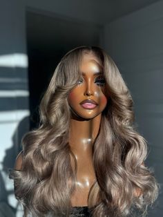 Chestnut Ash Blonde with Shadow Roots  Lace: 5 x 5 Closure Length: 22" Texture: 613 Body Wave Blonde With Shadow Roots, Chestnut Blonde, Dark Ash Blonde Hair, Shadow Roots, Ash Blond, Blonde With Dark Roots, Hairstyle Inspo, Birthday Hair, Hair Idea