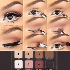 Maquillage Yeux Cut Crease, Makeup Ojos, Natural Makeup Tips, Best Natural Makeup, Beginner Makeup, Easy Makeup Tutorial, Natural Makeup Tutorial, Eye Makeup Steps, Make Up Tutorials