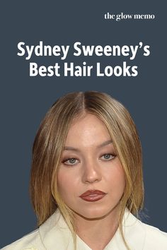 Get inspired by Sydney Sweeney’s best hair looks from 2017 until now. The Glow Memo has all her best haircuts, hairstyles and hair colours, from glam retro waves to a beachy long bob. Click to explore her hair evolution. #SydneySweeney #CelebrityHair #HairInspiration Hair Evolution, Best Haircuts