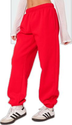 Oversized Sweatpants, Sweatpants, Cotton Blend, Nordstrom, Lounge, Red, Free Shipping, Tracksuit Bottoms