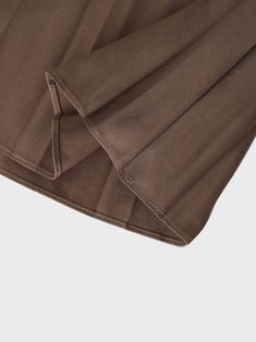 Upgrade your wardrobe with our Pleated Skirt 35"-Brown. Made with 35" of soft, pleated fabric, this skirt adds effortless style and sophistication to any outfit. Brown Pleated Midi Skirt For Work, Brown Pleated Skirt For Work, Chic Brown Pleated Maxi Skirt, Elegant Brown Lined Pleated Skirt, Brown Stretch Pleated Bottoms, Brown Solid Color Long Skirt, Stretch Brown Pleated Bottoms, Brown Flared Skirt For Workwear, Brown Flared Skirt For Work