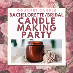 Bachelorette Party Ideas - Bridal Shower Ideas: Candle-Making Party Dinner Candles Bundle, Party Candle Labels, Custom Candle Making, Best Scents For Candle Making, Candle Making Event, Fun Bridal Shower Themes, Candles Supplies, Candle Making Room, Bridal Shower Crafts