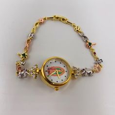 Guaranteed Italian Laminated Gold Watch, Virgin Of Guadalupe Image, Against Water Italian Jewelry Aesthetic, Jewelry Goals, Awesome Watches, Vintage Gold Watch, Vintage Gold Bracelet, Marcasite Bracelet, Colorful Watches, Cultured Pearl Bracelet, Virgin Of Guadalupe