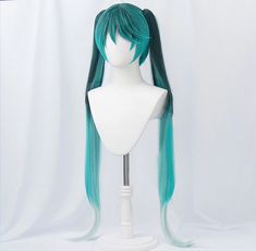 Including: Wig 
 Material: Heat Resistant Fiber 
 Gender: Gender-bending available 
 
 If you cannot find and like to buy the costume, wig, shoes, weapon or other accessories of this character, pls not hesitate to contact us 
 Please note that due to different screen resolution, products you receive may have a bit different as the one we show here. Miku Cosplay Wig, Hatsune Miku Cosplay, Gender Bending, Wig Material, Miku Cosplay, Paper Plane, Cosplay Wig, Cosplay Wigs, Hatsune Miku