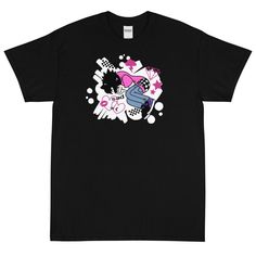 Emo Kid T-Shirt 90s Graffiti Print T-shirt For Streetwear, Edgy Anime Print T-shirt For Alternative Fashion, Edgy Anime Print T-shirt For Streetwear, Pink Punk T-shirt With Letter Print, Punk Style Short Sleeve T-shirt With Graffiti Print, Emo Cotton T-shirt With Graphic Design, Trendy Cotton T-shirt With Anime Print, Emo Black T-shirt With Graphic Design, Pink Punk T-shirt With Crew Neck