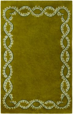 Nordic Knots Green Climbing Vine Rug 70s Rugs, Viking Rugs, Medieval Rug, Nordic Knots Rug, Medevil Rug, Wicca Rug, New Nordic, Art Deco Rug, Climbing Vines