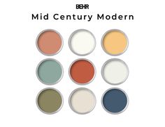 the mid century modern paint colors