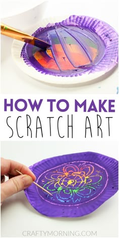 scratch art Schoolage Art Activities, Art Mediums For Kids, Summer Camp Art Activities, Art Activities For School Age, Elementary Age Crafts, Activities For School, Fun Summer Camp Activities, Activities For School Age, After School Art Projects For Kids