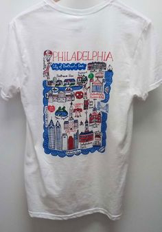 Philadelphia White Julie Gash Short Sleeve T Shirt - 17300525 Short Sleeve Graphic Print Shirt For Fans, Graphic Print Short Sleeve Shirt For Fan Gear, Collegiate Short Sleeve Shirt With Graphic Print, Collegiate Style Shirt With Graphic Print For Fans, Collegiate White T-shirt With Sublimation Print, White Short Sleeve Sublimation Design For Fan Merchandise, Pre-shrunk Graphic Tee For Fan Gear, White Sublimation Design Short Sleeve For Fan Merchandise, White Cotton T-shirt For Sports Fans