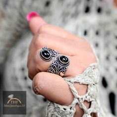 》Description 《 Boho Black Obsidian Ring, Sterling Silver Ring for Women, Stone Ring, Thumb Ring, Women Gift Ring, Obsidian Gemstone Ring, Obsidian Jewelry 》D E T A I L S《 ✦Stone :- Black Obsidian ✦Stone Size:- 6x8 MM                           ✦Stone Shape:-Oval ✦Stone Type:- Natural ✦Metal:- Silver  ✦Purty:- 925 Sterling Silver ✦Weight:- 7 Gram (Approx) ✦Ring Size:- All Size Available 》C U S T O M I Z E O R D E R《 We accept custom and personalized order. It can be change in the gemstone, earring Adjustable Onyx Rings As Gift, Onyx Gemstone Ring As Gift, Adjustable Onyx Rings For Gifts, Adjustable Onyx Rings For Gift, Black Spiritual Jewelry For Anniversary, Spiritual Black Jewelry For Anniversary, Adjustable Black Crystal Open Ring, Spiritual Black Jewelry, Adjustable Gothic Rings With Gemstone