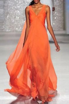 Sexy Cutout Sleeveless Party Fashion V Neck Mesh Elegant Solid Color High Waist Maxi Dress Orange Sleeveless Chiffon Maxi Dress, Diy Maxi Dress, High Waist Maxi Dress, Gaun Fashion, Red Dresses Classy, Hair Homecoming, Summer Wedding Outfits, Homecoming Hair, Red Dress Outfit