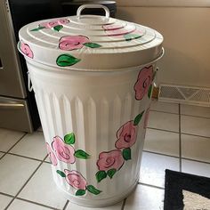 Hand Painted  20 gal. Metal Garbage Can Perfect Gift;   You, BFF, Child, Teenager, Host gift,Christmas, Halloween, Thanksgiving,  Birthday, Dorm Room, Bridal Shower, Wedding, Store Toys CUSTOM ORDERS ARE WELCOME  PERSONALIZATION FREEthank you Painted Trash Cans, Diy Things To Make, Metal Trash Cans, Store Toys, Rubbish Bin, Host Gifts, Outdoor Shirt, Recycle Trash, Shared Rooms