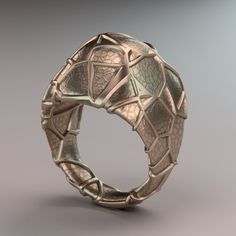 This item is a DIGITAL 3D model.  STL file. NO PHYSICAL PRODUCT!  STL file for 3D printing. File checked and ready for printing. You can print it in a metal with 3D printing service : 🌟 Materialize https://i.materialise.com/en/3dprint 🌟 Shapeways https://www.shapeways.com/ 🌟 Sculpteo https://www.sculpteo.com/en/ 🌟 Cooksongold   https://www.cooksongold.com/3dprinting Approx. ring size: 18.2 mm// US 8  1/4 Approx. weight in 14K :Gold: 48.1 g STL file size: 21.5 MB and 71.8 MB You will receive model in *.zip or .rar format, to unzip the entire folder, right-click to select Extract All Dimensions: 23.73 x 22.63 x 31.87 mm 0.93 x 0.89 x 1.25 inch Volume: 3.54 cm3 0.22 inch3 Surface: 23.61 cm2 3.66 inch2 Model Quality Number of shells: 1 Bad edges: 0 Bad contours: 0 Inverted normals: 0 It is Jewelry 3d, 3d Jewelry, 3d Cnc, Contemporary Jewelry Design, Cad File, 3d Printing Service, 3d Modelle, Jewelry Model, 3d Printers