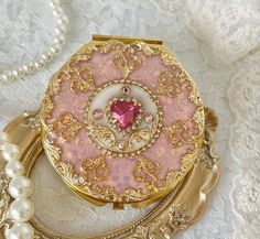 Sailor Moon Compact, Princess Items, Magic Objects, Smile Transformation, Aesthetic Items, Cute Mirror, Fantasy Items, Magical Items, Pocket Mirrors