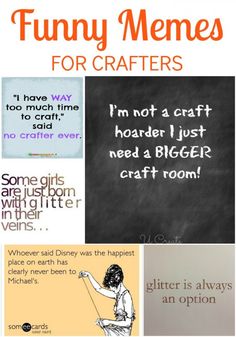 funny memes for crafters that are fun and easy to do with the kids