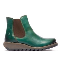 PRICES MAY VARY. Leather upper Padded fabric footbed Rubber outsole Fabric P143195000 Ladies Fly London Salv Rug Leather Flat Thick Sole Ankle Boots Cheap Green Spring Boots, Chelsea Boots Patina, Green Leather Ankle Boots, Fly Boots Women, Chinese Laundry Ankle Boots, Cheap Playful Round Toe Boots, Hunter Green Ankle Boots, Olive Green Boots For Women, Fly London Ankle Boots