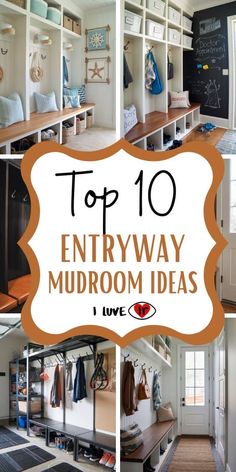 the top 10 entryway mudroom ideas