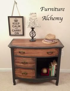 an old dresser is turned into a furniture alchemy