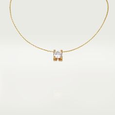 Cartier - C de Cartier necklace - Necklace Woman Gold/Diamond - C Cartier necklace, yellow gold 750/1000, set with a brilliant-cut diamond available in 0.50 to 0.79 carats and 1.00 to 1.99 carats. Please note that the carat weight, number of stones and product dimensions will vary based on the size of the creation you order. For detailed information please contact us. Necklace Woman, Cartier Necklace, Necklace Necklace, Brilliant Cut Diamond, The Creation, Cartier, Gold Diamond, Womens Necklaces, Yellow Gold