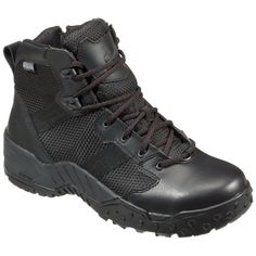 Because not every assignment calls for a heavy boot with clunky construction, Danner brings you the Scorch 6" Waterproof Side-Zip Tactical Duty Boots for Men. A performance-based design, this ultra-breathable boot combines leather and lightweight fabric with die-cut panels for consistent air circulation. This performance upper also features a polishable toe for jobs that require inspection readiness. Mesh linings let feet breath through periods of intense action, while Danner Dry waterproof tech Functional Fade-resistant Combat Boots For Outdoor, Tactical Lace-up Impact Resistant Hiking Boots, Techwear Hiking Boots With Slip-resistant Sole, Slip-resistant Waterproof Boots For Outdoor Techwear, Slip-resistant Waterproof Techwear Boots For Outdoor, Techwear Waterproof Slip-resistant Boots For Outdoor, Techwear Slip-resistant Hiking Boots, Slip-resistant Waterproof Techwear Boots, Tactical Slip-resistant Hiking Boots For Outdoor