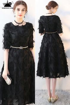 Only $84.9, Homecoming Dresses Unique Black Feathers Party Dress Tea Length with Sleeves #MXL86039 at GemGrace. View more special Special Occasion Dresses,Homecoming Dresses,Cheap Homecoming Dresses,Black Homecoming Dresses,Long Homecoming Dresses,Long Sleeve Homecoming Dresses,Modest Homecoming Dresses now? #GemGrace To buy delicate gowns at affordable prices. Over 399 new styles added, shop now to get $5 off! All free shipping! Elegant Spring Midi Dress For Costume Party, Black Midi Dress For Costume Party, Spring Midi Dress For Costume Party, Elegant Black Midi Dress For Costume Party, Black Dresses For Spring Costume Party, Black Dress For Costume Party In Spring, Black Dress For Spring Costume Party, Black Spring Costume Party Dress, Black Evening Dress For Spring Banquet