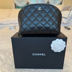 Chanel 2024 Spring Collection Sold Out Brand New/ Never Worn Box And Dust Bag Included Chanel Coin Pouch, Chanel Mini Vanity Bag, Chanel Makeup Bag Beauty Products, Chanel Pink Vanity Case Bag, Chanel Vanity Case Bag, Chanel Pouch, Chanel 2024, Chanel Bags, Makeup Case