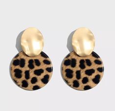 Wild 'n Cheetah  Earrings - Le Royale Collection. Inc Boutique Chic Leopard Print Jewelry, Trendy Leopard Print Earrings As Gift, Leopard Print Drop Earrings Gift, Trendy Tortoiseshell Drop Earrings, Leopard Print Earrings For Gift, Leopard Print Earrings For Pierced Ears As Gift, Cheetah Print Room, Cheetah Print Rooms, Earring Christmas